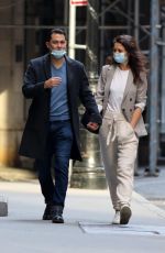 KATIE HOLMES and Emilio Vitolo Jr. Out in New York 09/21/2020