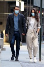 KATIE HOLMES and Emilio Vitolo Jr. Out in New York 09/21/2020