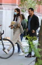 KATIE HOLMES and Emilio Vitolo Jr. Out in New York 09/21/2020