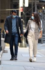 KATIE HOLMES and Emilio Vitolo Jr. Out in New York 09/21/2020