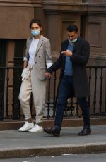 KATIE HOLMES and Emilio Vitolo Jr. Out in New York 09/21/2020