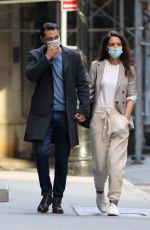 KATIE HOLMES and Emilio Vitolo Jr. Out in New York 09/21/2020