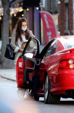 KATIE HOLMES and Emilio Vitolo Jr. Out in New York 09/21/2020