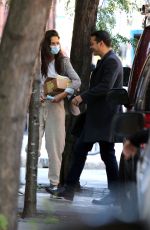 KATIE HOLMES and Emilio Vitolo Jr. Out in New York 09/21/2020