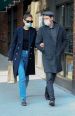 KATIE HOLMES and Emilio Vitolo Jr. Out in New York 09/22/2020