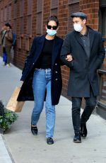 KATIE HOLMES and Emilio Vitolo Jr. Out in New York 09/22/2020