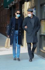 KATIE HOLMES and Emilio Vitolo Jr. Out in New York 09/22/2020