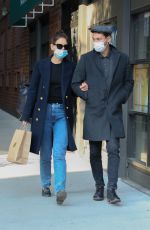 KATIE HOLMES and Emilio Vitolo Jr. Out in New York 09/22/2020