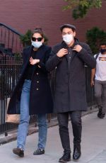 KATIE HOLMES and Emilio Vitolo Jr. Out in New York 09/22/2020