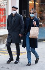 KATIE HOLMES and Emilio Vitolo Jr. Out in New York 09/22/2020