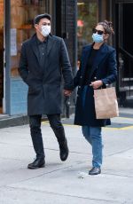 KATIE HOLMES and Emilio Vitolo Jr. Out in New York 09/22/2020