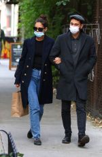 KATIE HOLMES and Emilio Vitolo Jr. Out in New York 09/22/2020