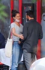 KATIE HOLMES and Emilio Vitolo Out in New York 09/08/2020