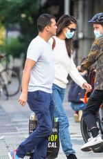 KATIE HOLMES and Emilio Vitolo Out in New York 09/13/2020