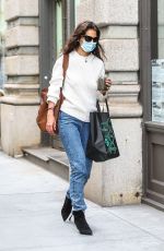 KATIE HOLMES Out and About in New York 09/13/2020