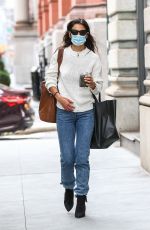 KATIE HOLMES Out and About in New York 09/13/2020