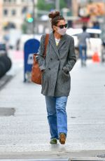 KATIE HOLMES Out and About in New York 09/16/2020
