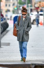 KATIE HOLMES Out and About in New York 09/16/2020