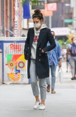 KATIE HOLMES Out and About in New York 09/24/2020