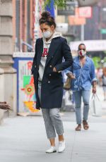 KATIE HOLMES Out and About in New York 09/24/2020
