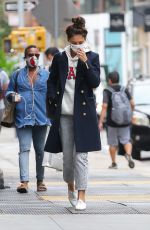 KATIE HOLMES Out and About in New York 09/24/2020