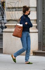 KATIE HOLMES Out in New York 09/15/2020
