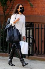 KATIE HOLMES Out in New York 09/18/2020
