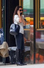 KATIE HOLMES Out in New York 09/18/2020