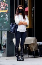 KATIE HOLMES Out in New York 09/18/2020
