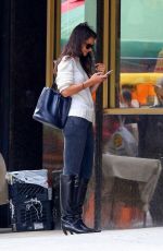 KATIE HOLMES Out in New York 09/18/2020