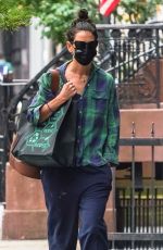 KATIE HOLMES Out Shopping in New York 09/13/2020