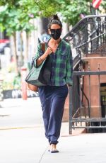 KATIE HOLMES Out Shopping in New York 09/13/2020