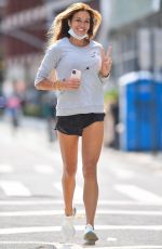 KELLY BENSIMON Out Jogging in New York 09/15/2020