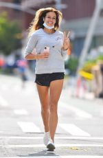 KELLY BENSIMON Out Jogging in New York 09/15/2020