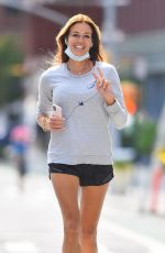 KELLY BENSIMON Out Jogging in New York 09/15/2020
