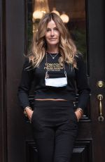 KELLY BENSIMON Out with Her Dog Fluffy in New York 09/13/2020