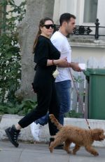 KELLY BROOK and Jeremy Parisi Out for Brakfast in London 09/17/2020