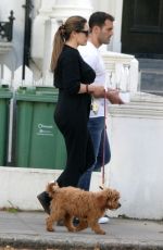 KELLY BROOK and Jeremy Parisi Out for Brakfast in London 09/17/2020