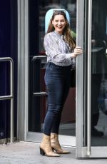 KELLY BROOK Arrives at Global Radio in London 09/01/2020