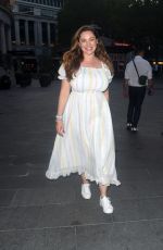 KELLY BROOK Arrives at Global Radio in London 09/14/2020