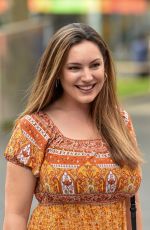 KELLY BROOK Arrives at Global Radio in London 09/15/2020