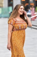 KELLY BROOK Arrives at Global Radio in London 09/15/2020