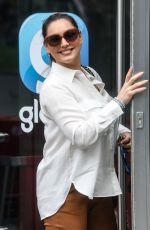 KELLY BROOK Arrives at Global Studios in London 09/02/2020