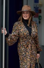 KELLY BROOK Arrives at Global Studios in London 09/04/2020
