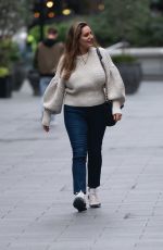 KELLY BROOK Arrives at Global Studios in London 09/23/2020