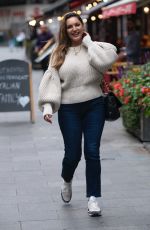 KELLY BROOK Arrives at Global Studios in London 09/23/2020