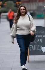 KELLY BROOK Arrives at Global Studios in London 09/23/2020