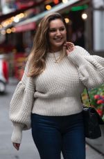 KELLY BROOK Arrives at Global Studios in London 09/23/2020