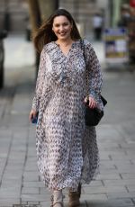 KELLY BROOK Arrives at Heart Radio in London 09/17/2020