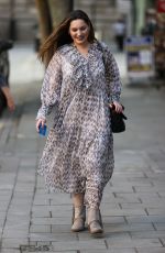 KELLY BROOK Arrives at Heart Radio in London 09/17/2020